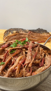 Texas Style Smoked Pulled Beef Brisket (GF) (Sold by 8 oz.)