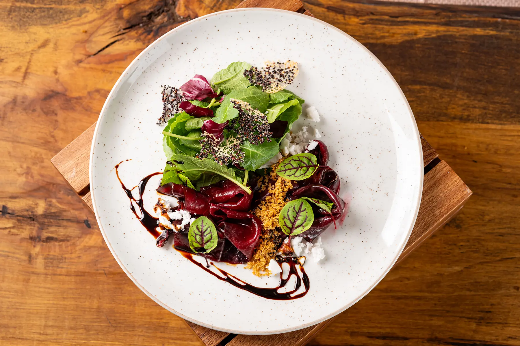Smoked Beet Carpaccio Salad(7)